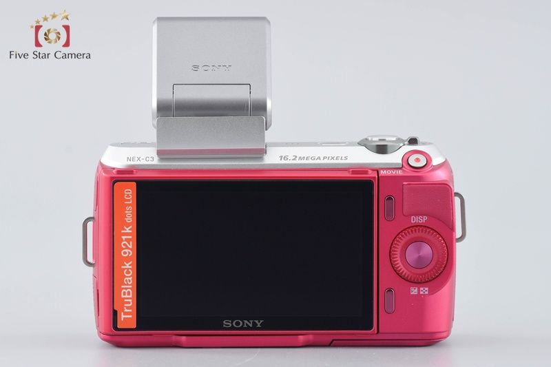 中古】SONY ソニー α NEX-C3 ピンク + E 16mm f/2.8 SEL16F28