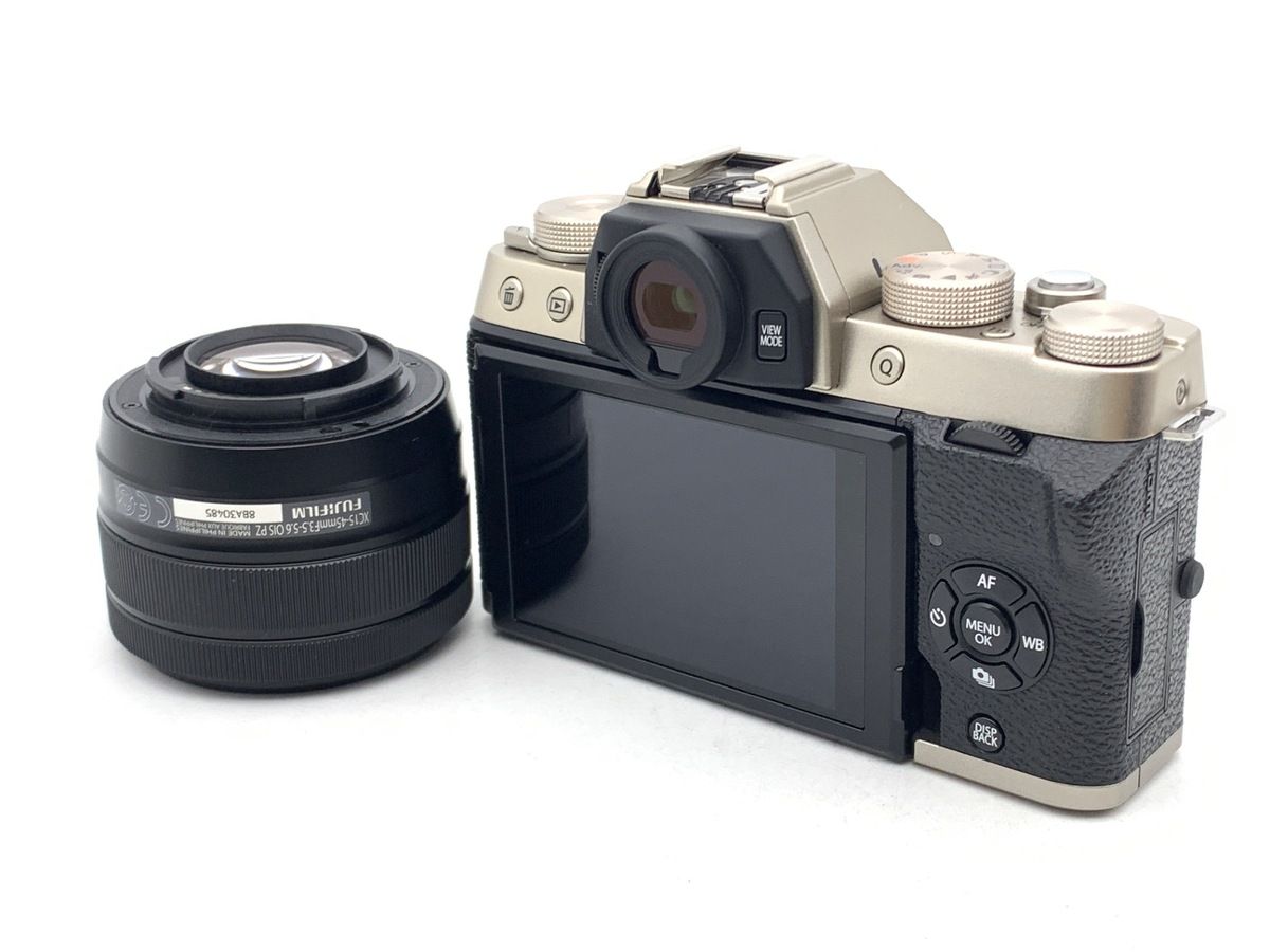 中古】 【並品】 フジフイルム X-T100 レンズキット シャンパン
