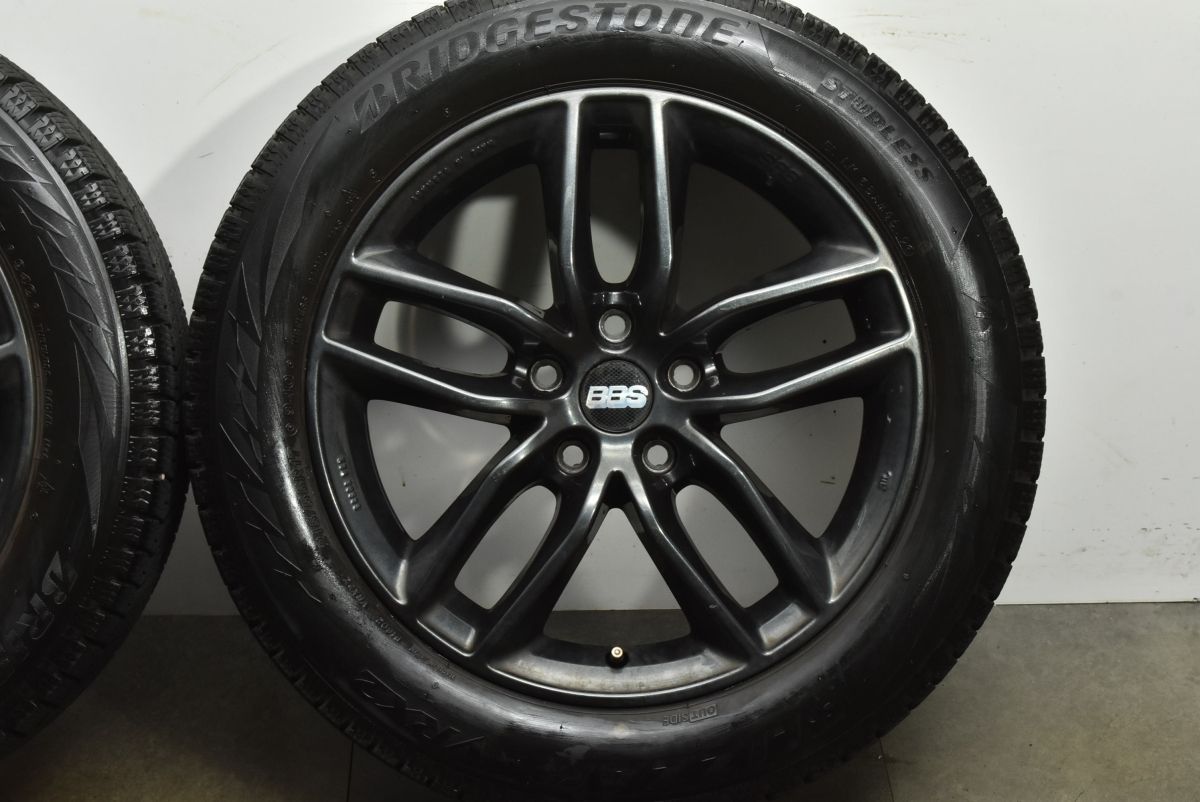 バリ溝】BBS GERMANY SX 17in 7.5J +45 PCD112 ブリヂストン