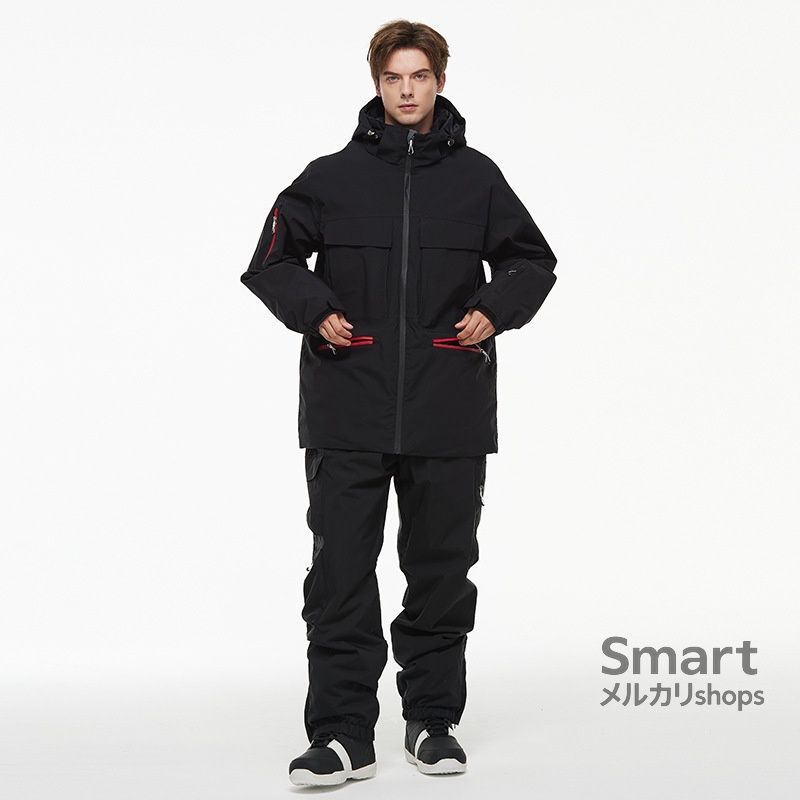 スキーウェア セット 男女兼用 防風 防水 保温 単板 スノーボード 冬