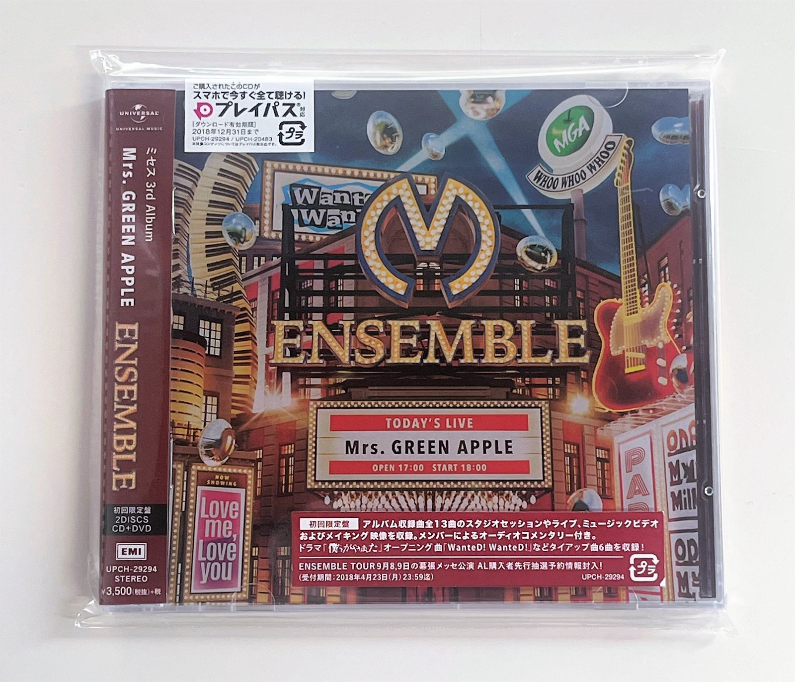 任意2本 / Mrs.GREENAPPLE/ 初回限定盤/ CD DVD付 ty~ - メルカリ