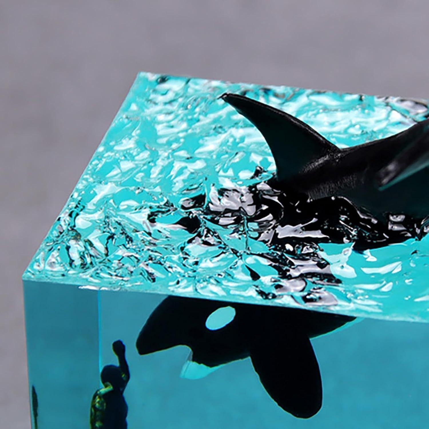 シャチ 海 水族館 置物 オブジェ クリスタル 綺麗 かわいい おしゃれ