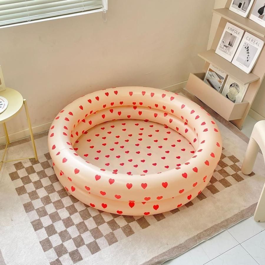新しい未使用 プール 子供用 水上プール 折りたたみプール 円形 小型プール 漏れ防止 家庭用プール 室内 屋外プール 夏の日 夏対策 収納便