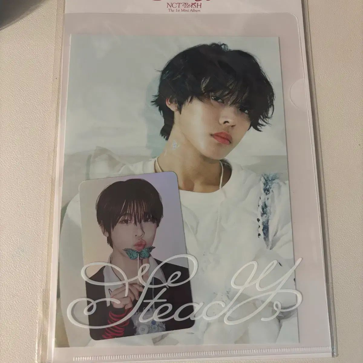 NCT WISH リク テディ ポップアップ MD ホログラム トレカ - メルカリ