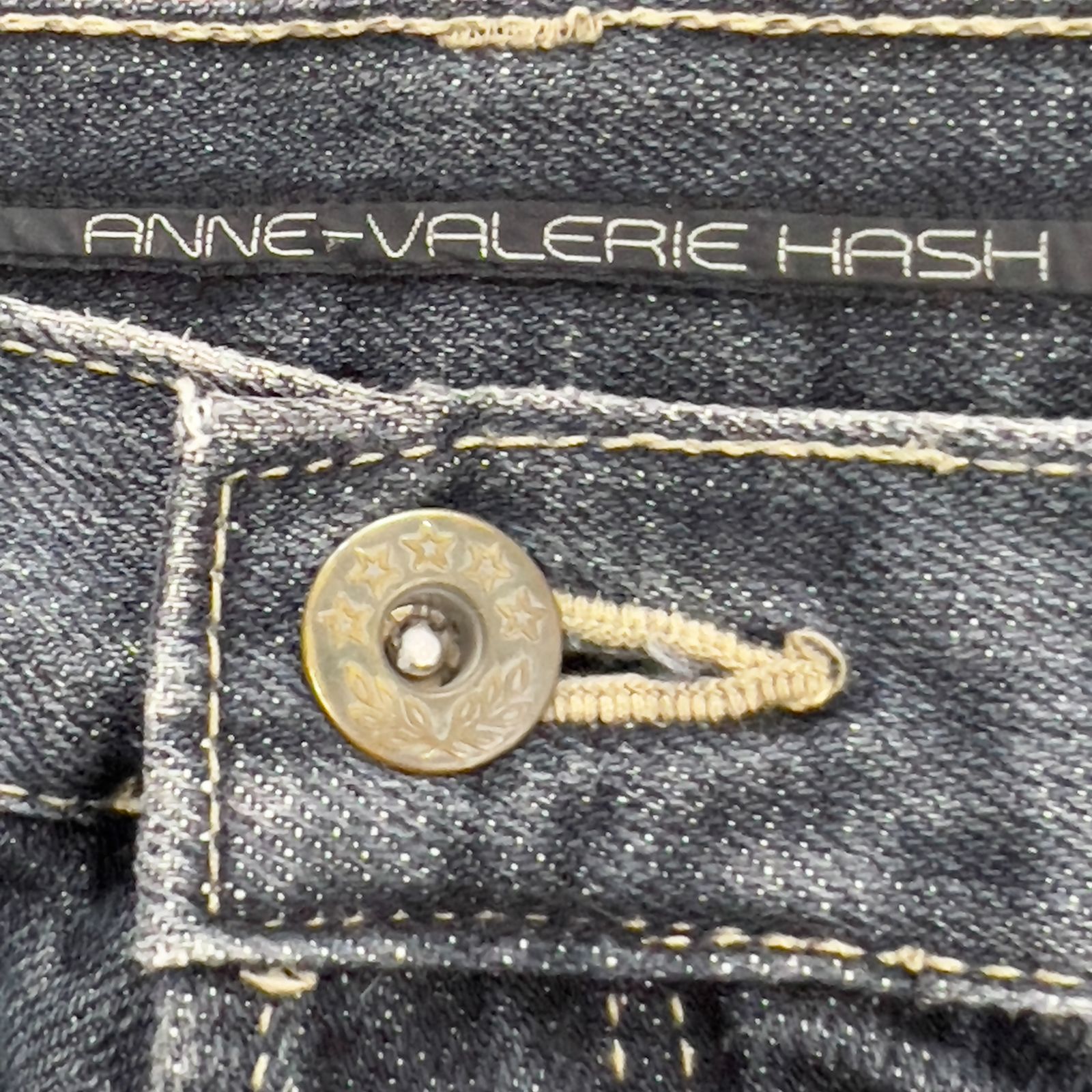 ANNE VALERIE HASH (アンヴァレリーアッシュ) ダブル ウエスト デニム