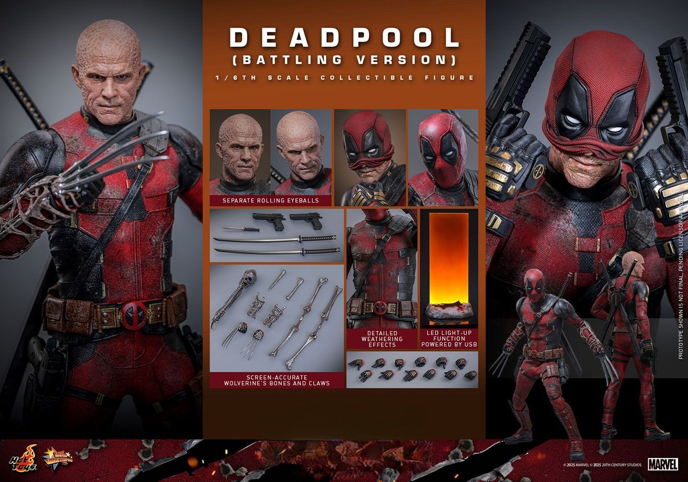 ホットトイズ ムービー・マスターピース デッドプール＆ウルヴァリン 1