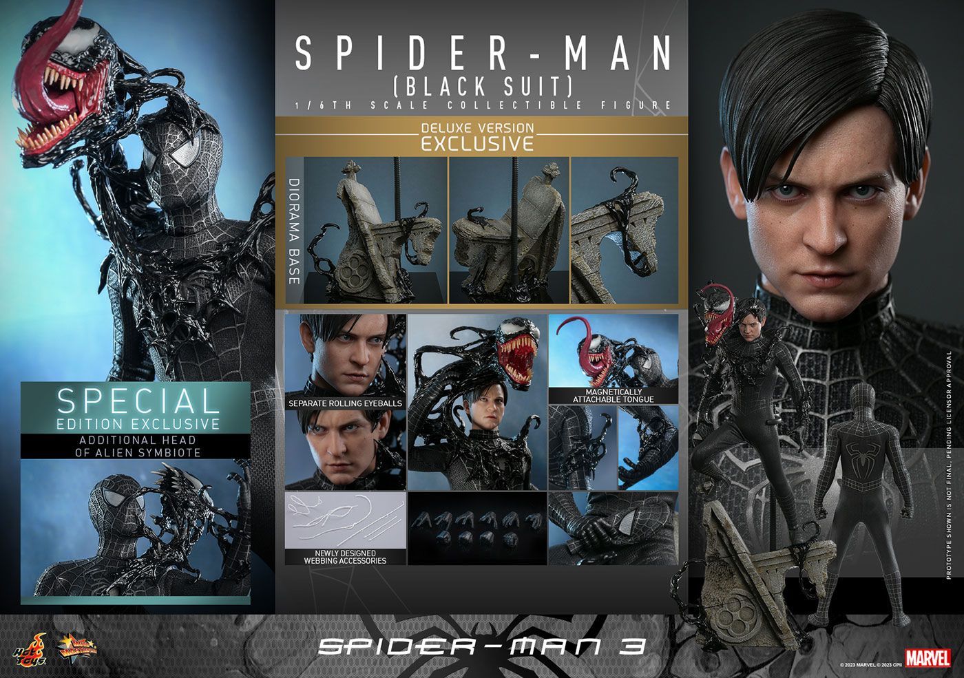 ホットトイズ ムービー・マスターピース スパイダーマン3 1/6スケール 