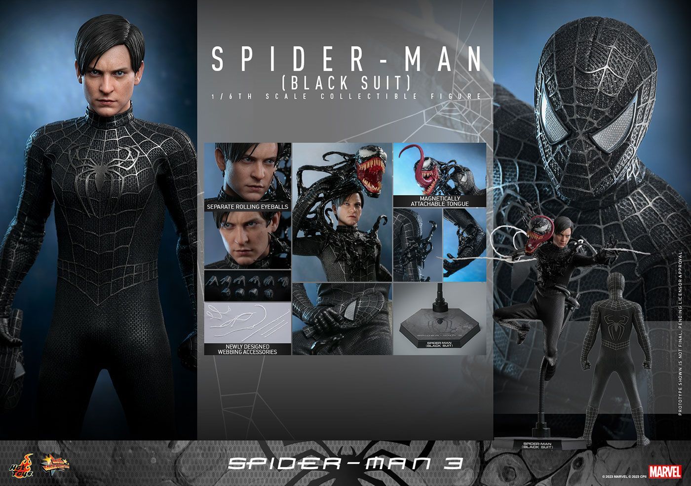 ホットトイズ ムービー・マスターピース スパイダーマン3 1/6スケール 