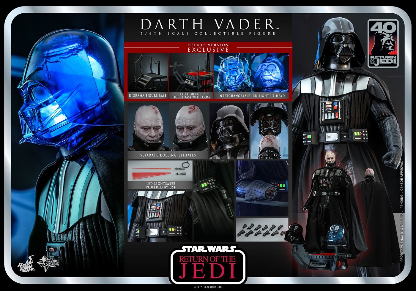 ホットトイズ ムービー・マスターピース スター・ウォーズ エピソード6 