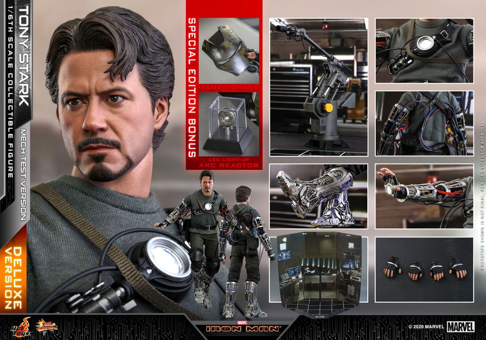 ホットトイズ ムービー・マスターピース アイアンマン 1/6スケール