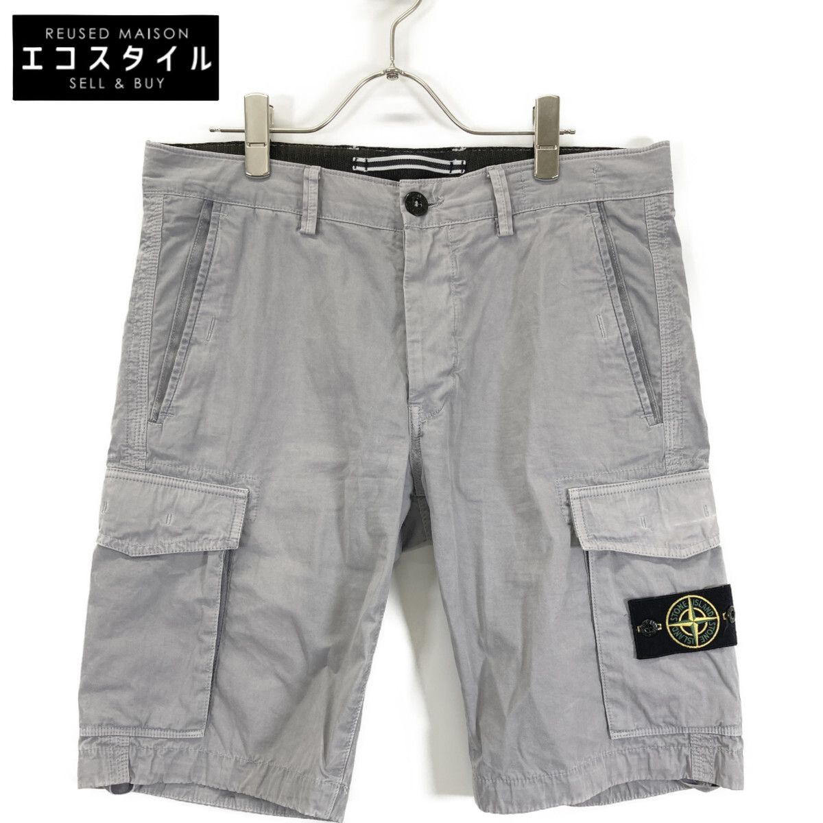 STONE  グレー カーゴショートパンツ　価格交渉あり STONE ISLAND ストーンアイランド 【国内正規】6415LS2WN Cargo Shorts