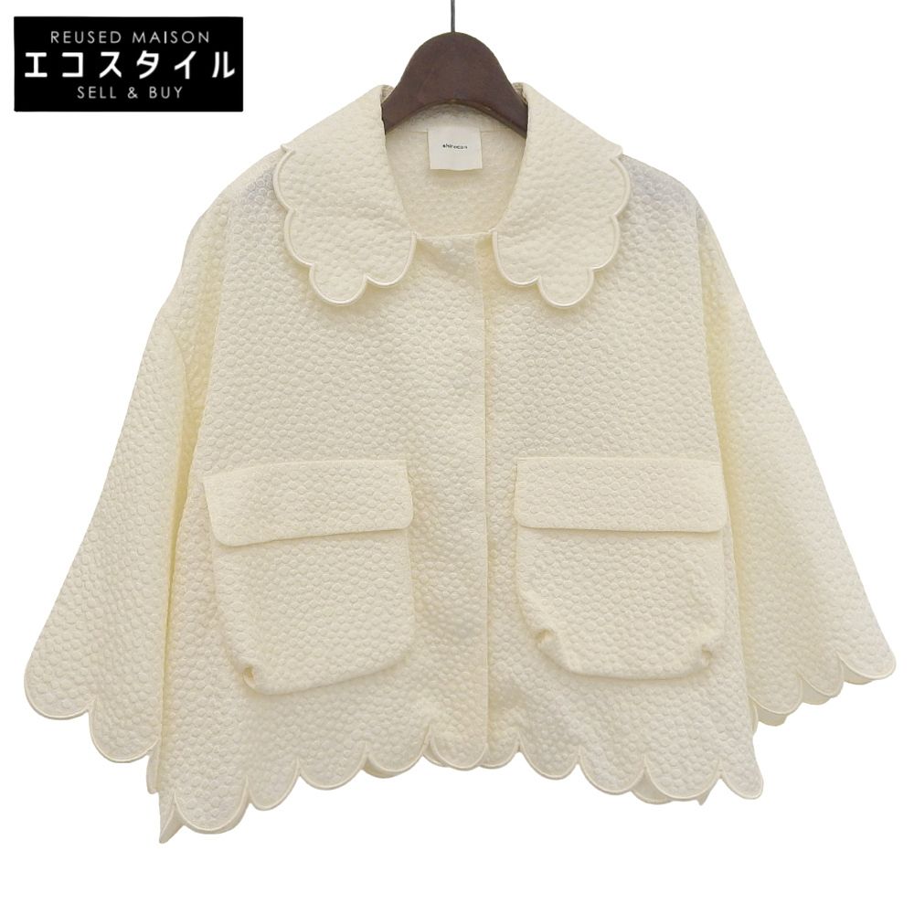 shirocon シロコン 美品 アセテート もくもくジャガードジャケット