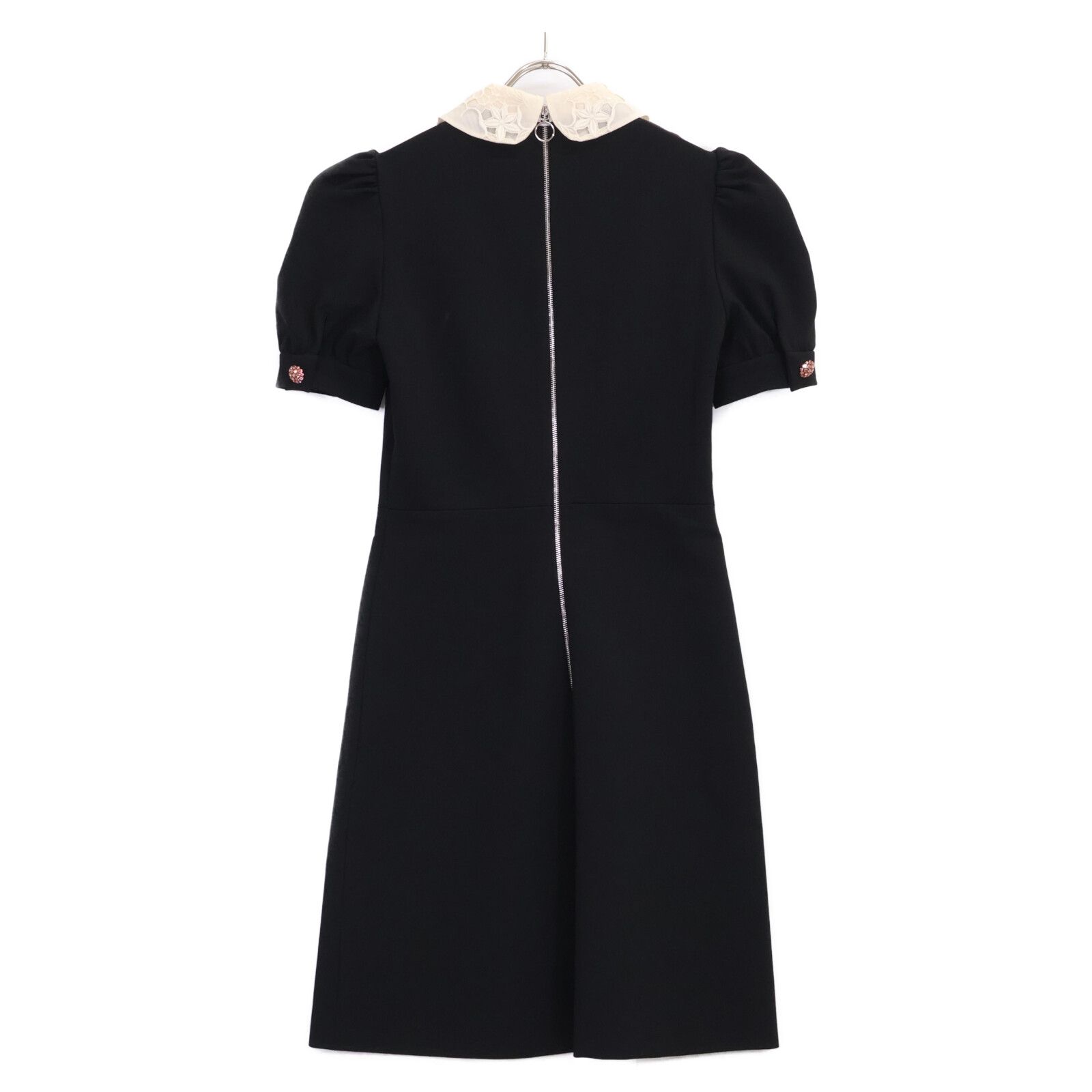 【GUCCI】グッチ　ワンピース　半袖　150 美品 GUCCI 半袖ワンピース GGパターンニットワンピース タグ付き