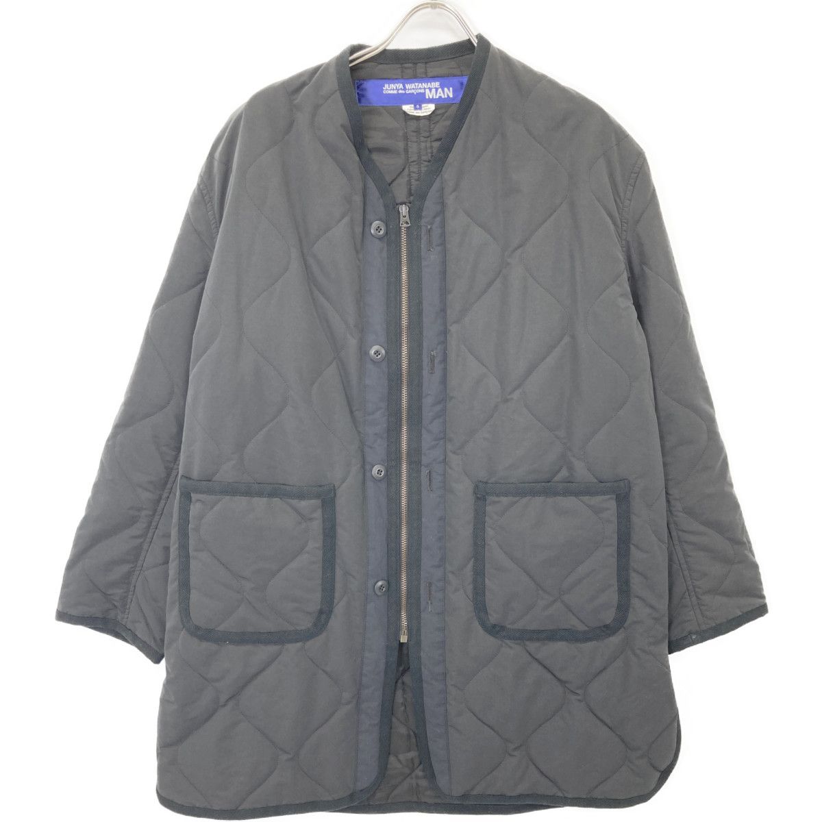 21AW JUNYA WATANABE MAN ライナーコート JUNYA WATANABE MAN ジュンヤワタナベマン WH-J034 21AW ﾌﾞﾗｯｸ ｷﾙﾃｨﾝｸﾞ