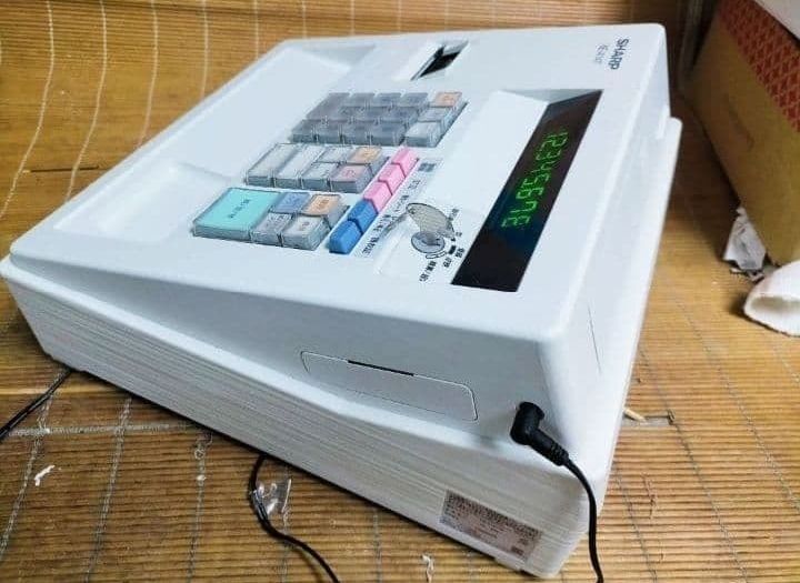 シャープレジスター XE-A147 PC連携売上管理フル設定無料 000215