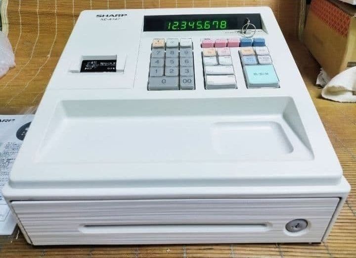 シャープレジスター XE-A147 PC連携売上管理フル設定無料 000215