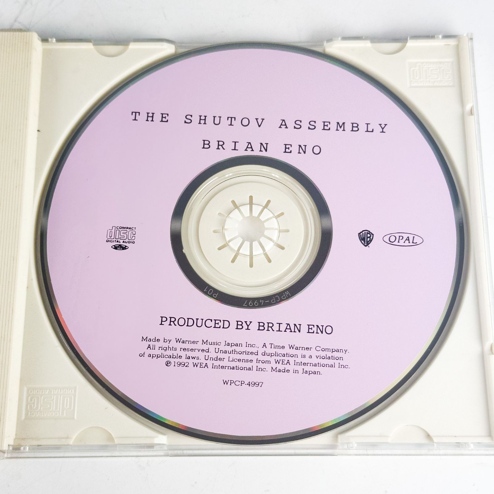 K241 Brian Eno ブライアン・イーノ The Shutov Assembly シュトフ