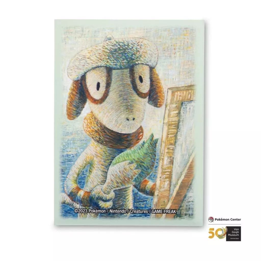 [Used] Supply Pokemon Card Game English Version Deck Shield (sleeve) Pokemon Center × Van Gogh Museum: Smeargle Inspired by Self-Portrait as a Painter -Pokemon Center ×