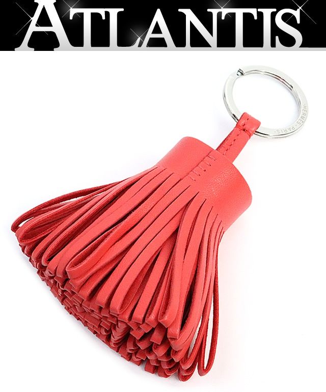 【広尾店】美品 エルメス HERMES カルメン バッグチャーム キーホルダー アニョーミロ ローズテキサス SV金具 W刻印(2024年) 【18166】 広尾店】美品 エルメス HERMES カルメン バッグチャーム キーホルダー