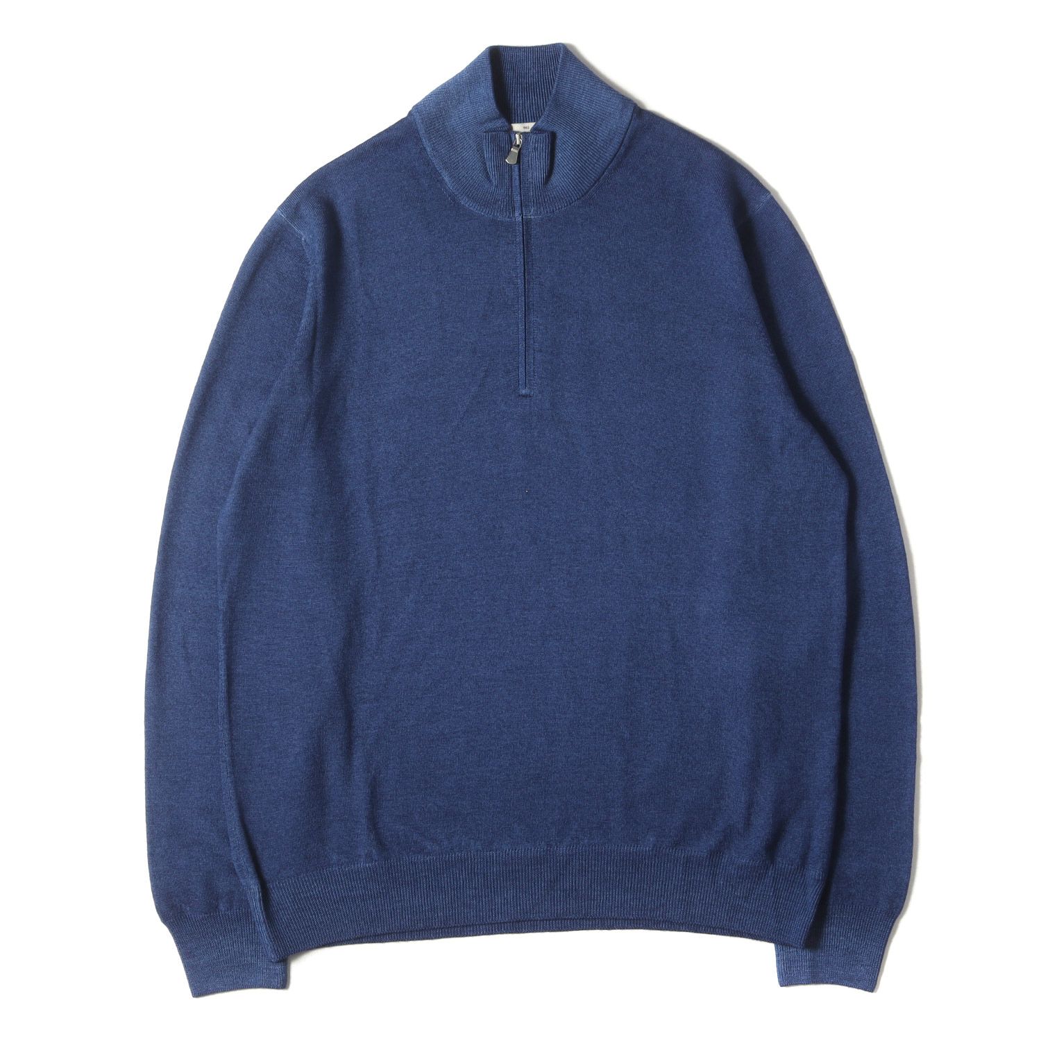 新品】GRAN SASSO グラン サッソ ニット ヘザーブルー サイズ:52