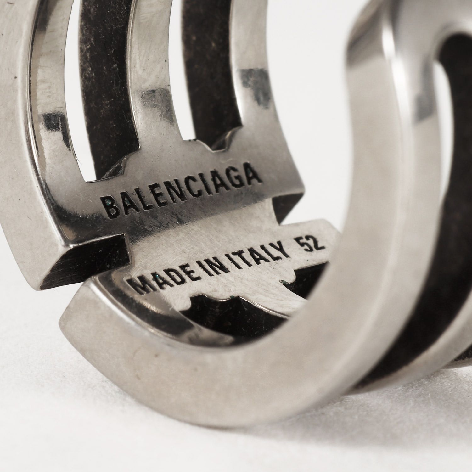 美品】BALENCIAGA バレンシアガ リング シルバー サイズ:52 | アイコン
