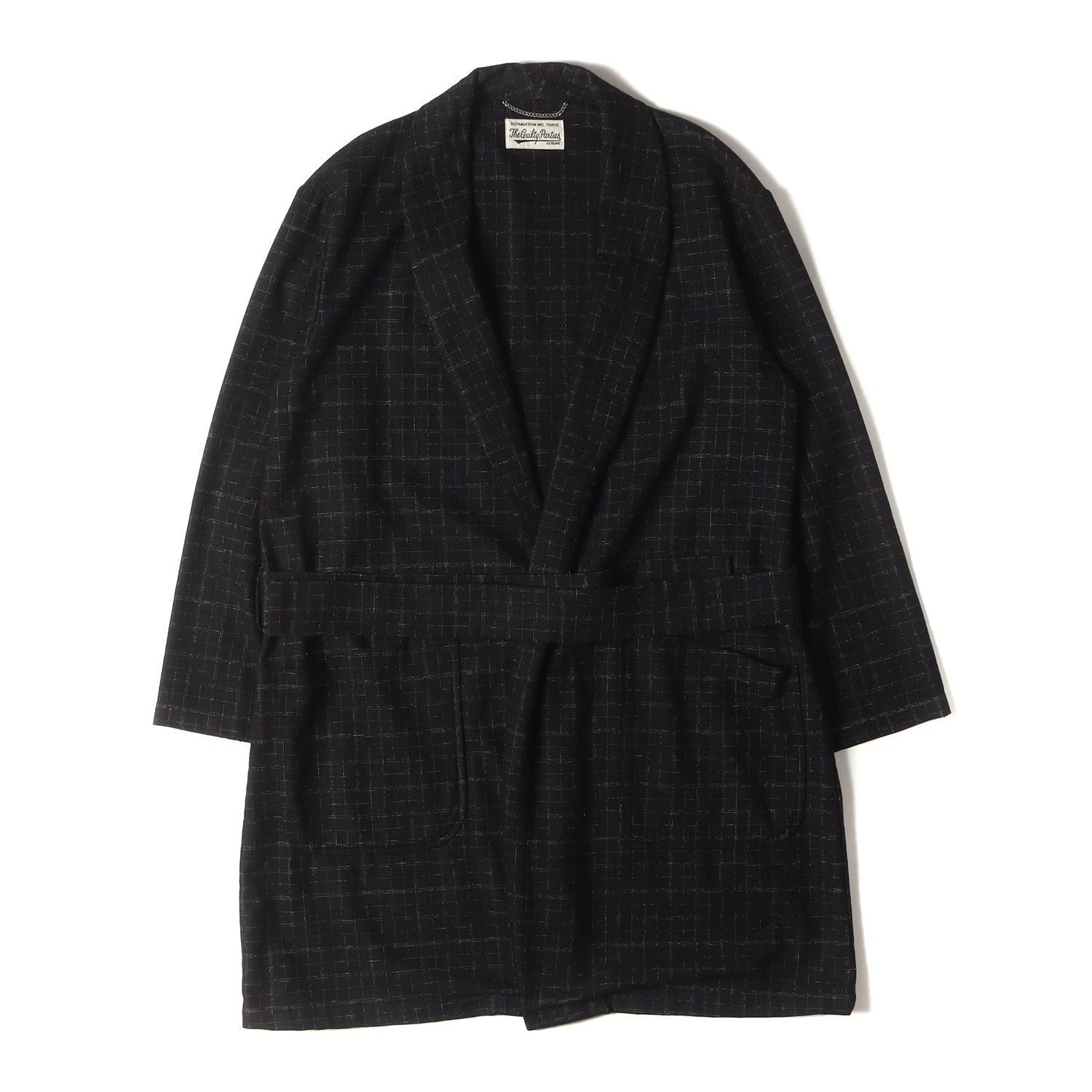 WACKO MARIA ウールコート 黒 M WACKO MARIA/CHESTERFIELD COAT（BLACK）［チェスターフィールドコート