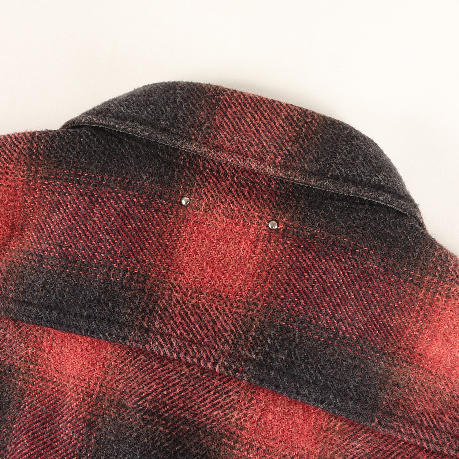 MINEDENIM マインデニム シャツ レッド ブラック 赤黒 サイズ:2 | 21AW 
