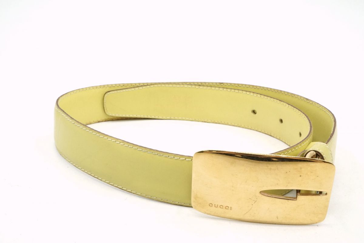 グッチ バックル ベルト サイズ 65 26 トムフォード期 037 1406