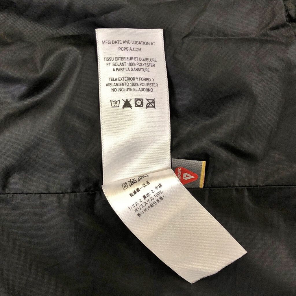 パタゴニア　刺繍ロゴ　ブラック　ナノパフベスト　古着　XL patagonia パタゴニア ナノパフベスト アウトドア ブラック(メンズ M