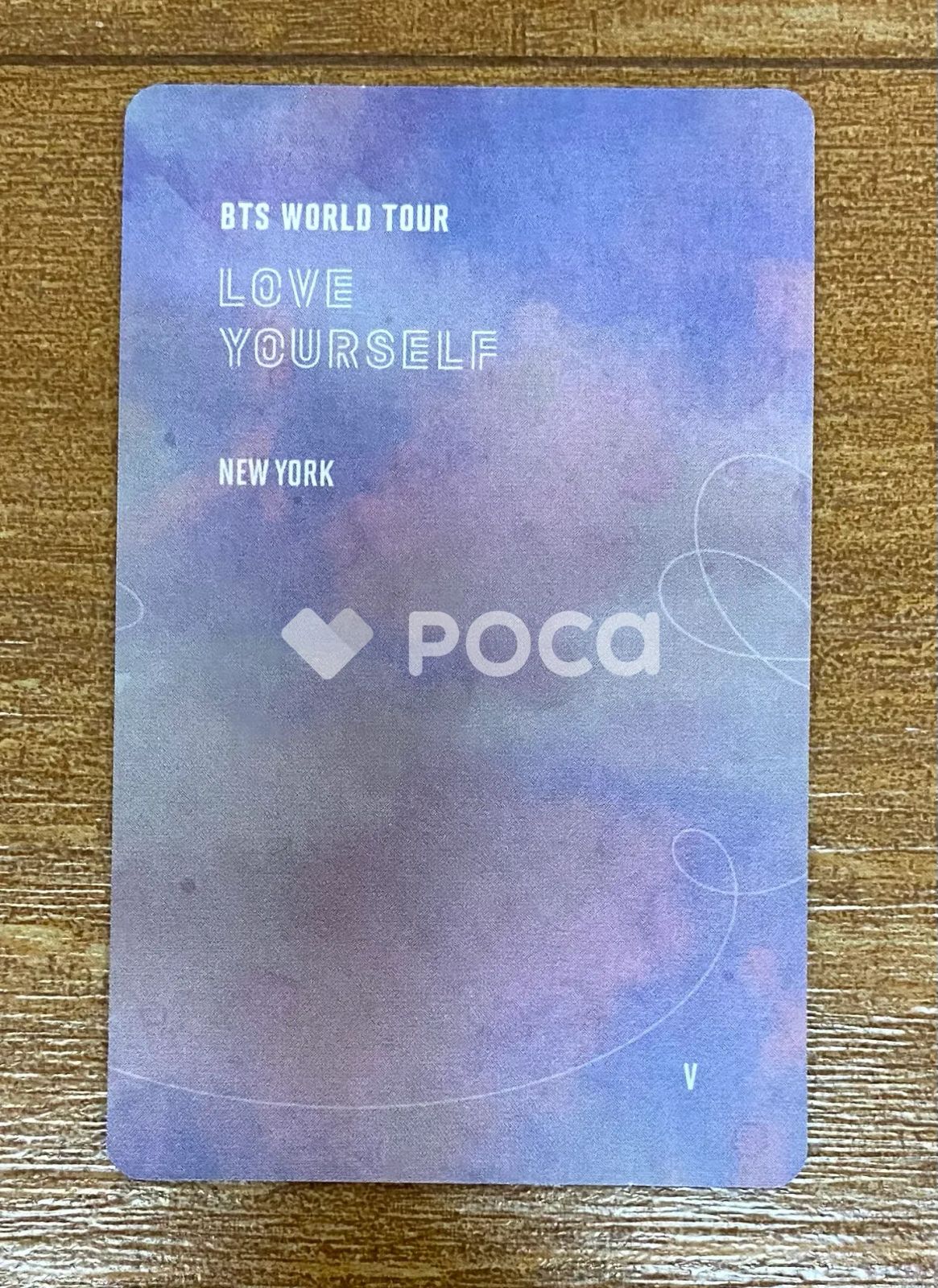BTS V WORLD TOUR LOVE YOURSELF NEWYORK DVD