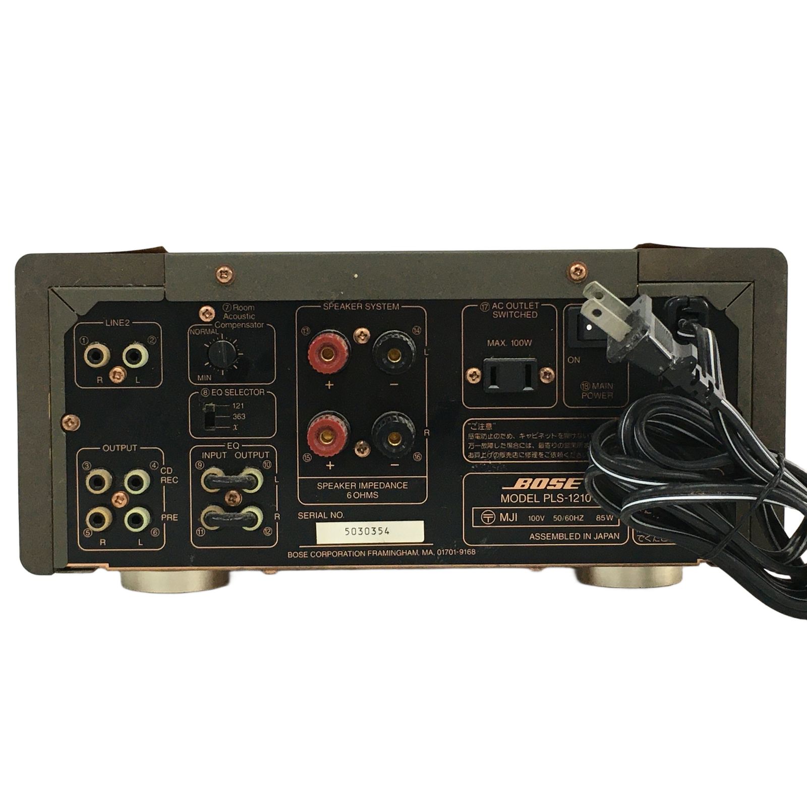 BOSE PLS-1210 CDプレーヤー MODEL121 スピーカーセット コンポ