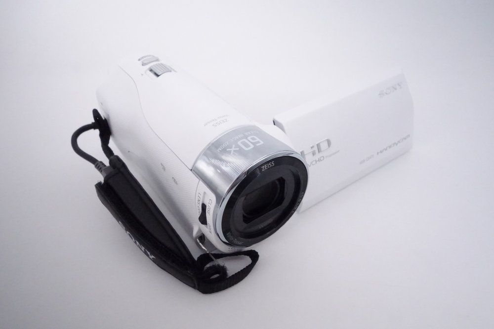 極上品】SONY ソニー ビデオカメラ Handycam HDR-CX470 ホワイト 内蔵