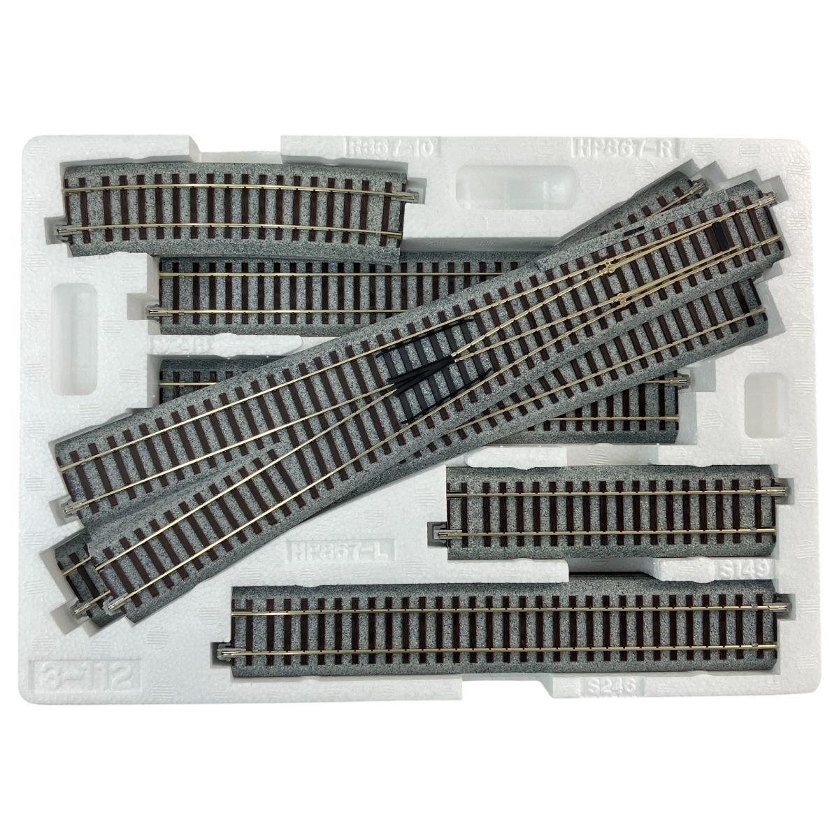 KATO 3-112 ユニトラック HV 2 手動ポイント6番 待避線セット HOゲージ 鉄道模型 良好