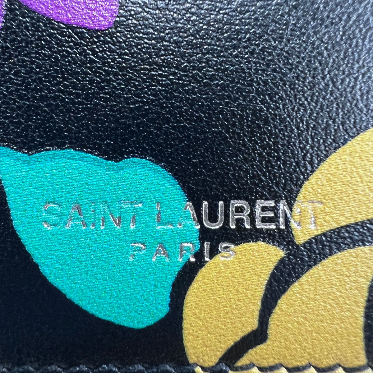 SAINT LAURENT 希少 極美品 サンローラン オリガミ タイニーウォレット