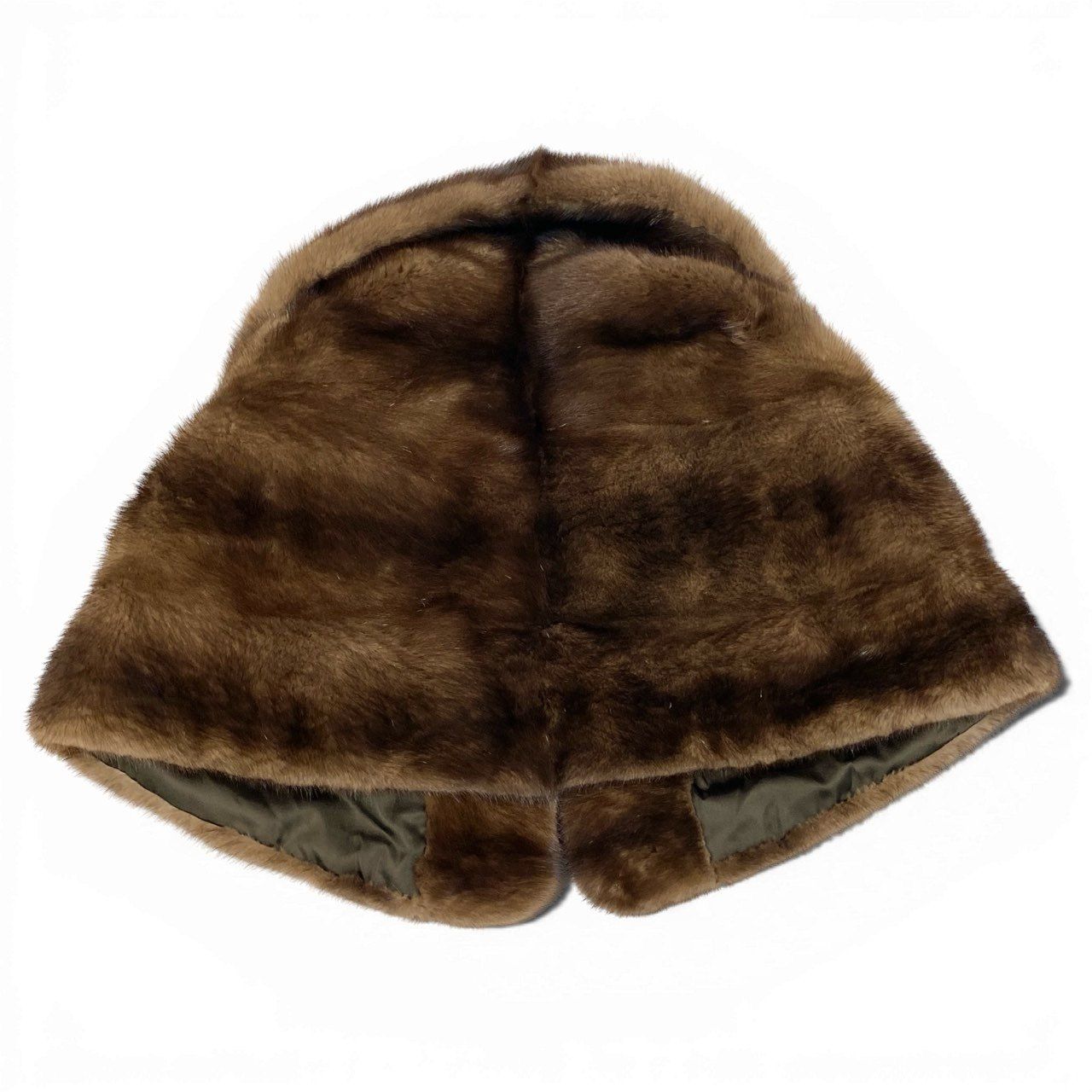 31a21 KOPENHAGEN FUR コペンハーゲン ファー デミバフミンク ポンチョ