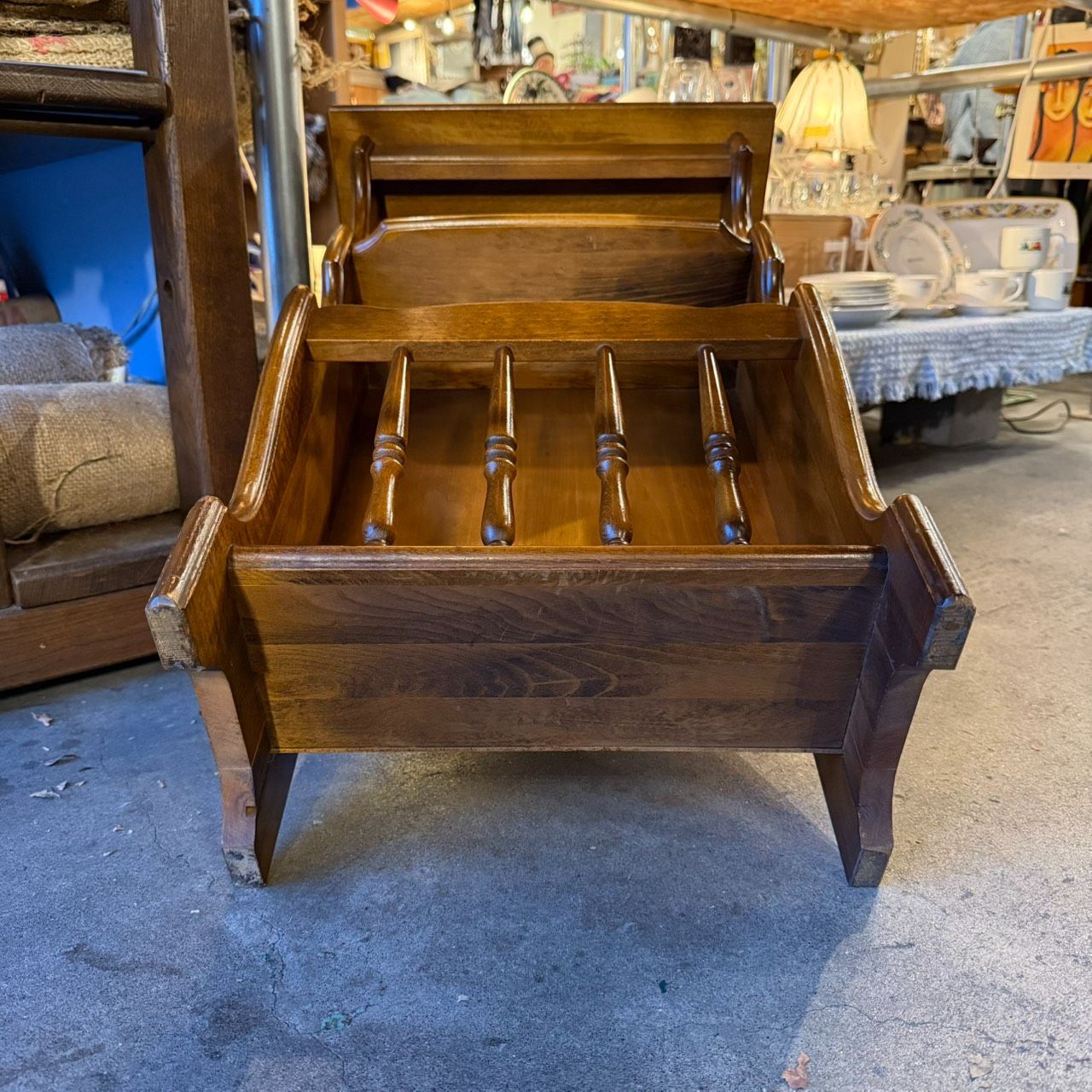 KARIMOKU カリモク 家具 靴箱 スリッパラック アンティーク 昭和レトロ