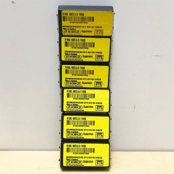 ♥ HORN|ホーン R 105.1823.5.5-TN 35 入|箱 スーパーミニ 小径溝入れ加工用インサート 旋削用インサート ●115028