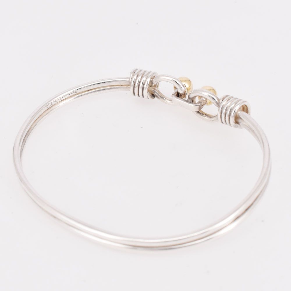 ティファニー TIFFANY&Co. ダブルフック＆アイ バングル シルバー925