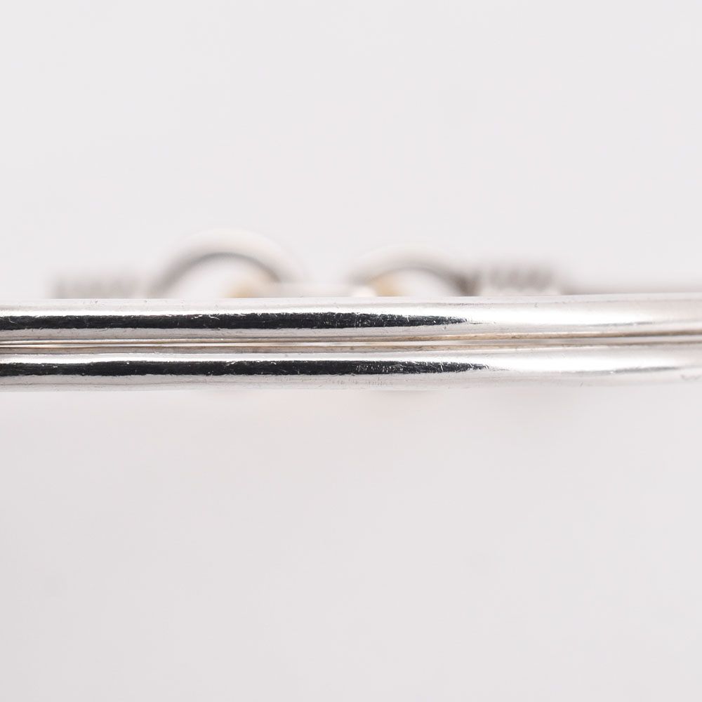 ティファニー TIFFANY&Co. ダブルフック＆アイ バングル シルバー925