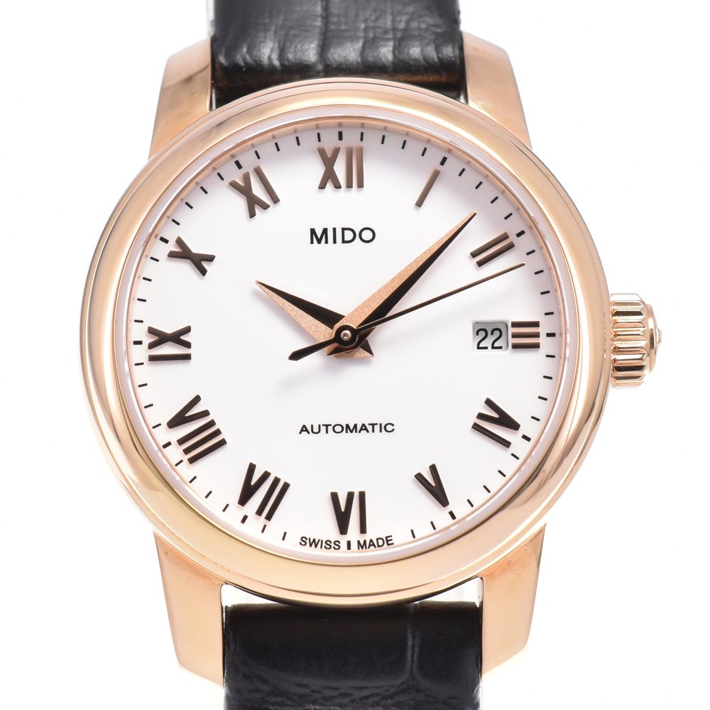ミドー MIDO M039007A バロンチェッリ 自動巻き レディース 極美品 箱・保証書付き I#145175