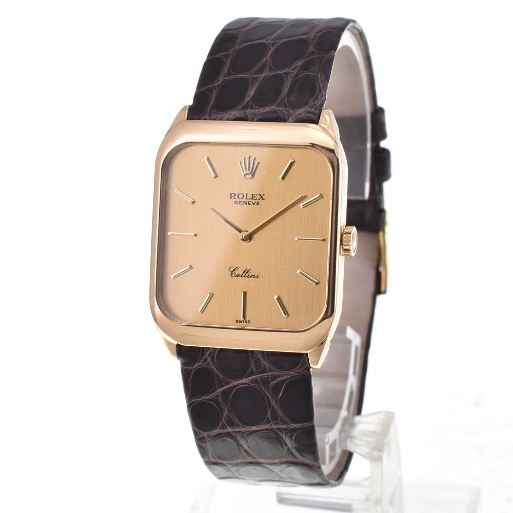 ロレックス ROLEX 4135/8 ヴィンテージ チェリーニ K18YG Cal.1601 手