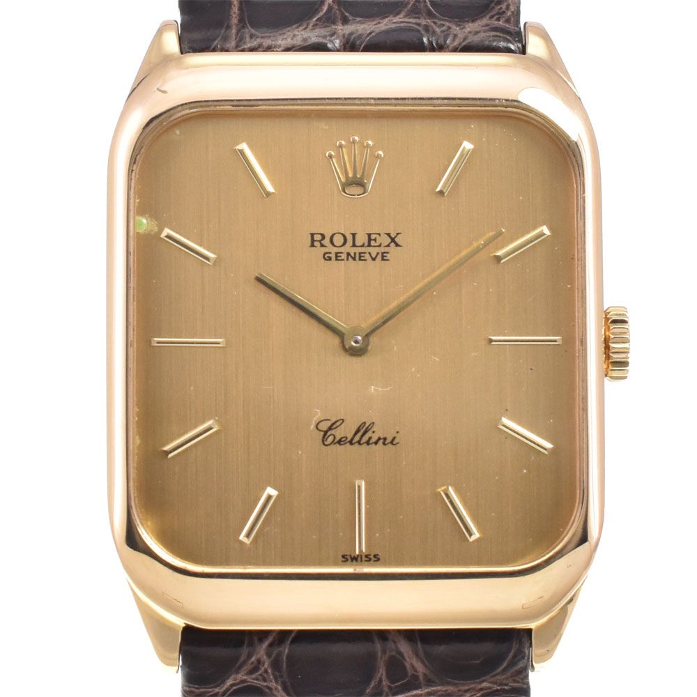 ロレックス ROLEX 4135/8 ヴィンテージ チェリーニ K18YG Cal.1601 手