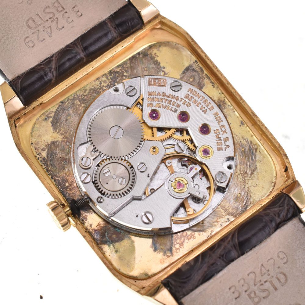 ロレックス ROLEX 4135/8 ヴィンテージ チェリーニ K18YG Cal.1601 手