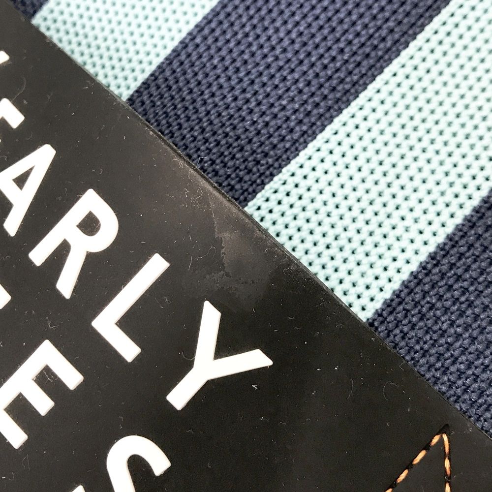  PEARLY GATES パーリーゲイツ 2025年モデル 2WAY ロッカーバッグ トートバッグ ストライプ柄 ブルー系 240101606385 ゴルフウェア ストスト ゴルフランキング ゴルフバッグ キャディバッグ ゴルフ