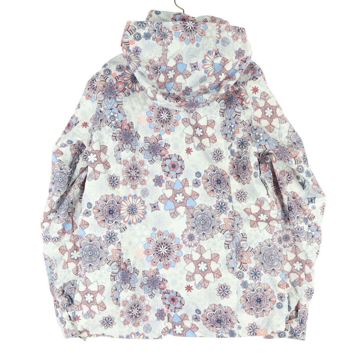 美品 ROXY ロキシー 花柄 スノーボード 長袖 ウェア XS ホワイト系