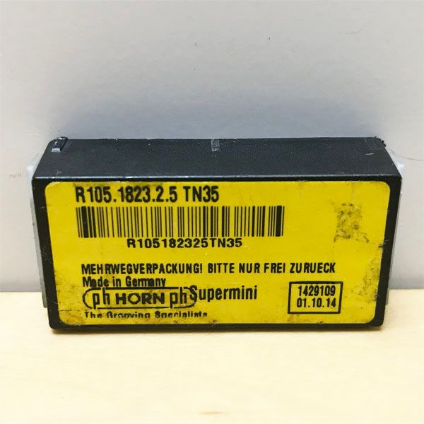 ♥ HORN ホーン R 105 1823 2 5 TN 35 入 箱 スーパーミニ 小径溝入れ加工用インサート 旋削用インサート ●115029