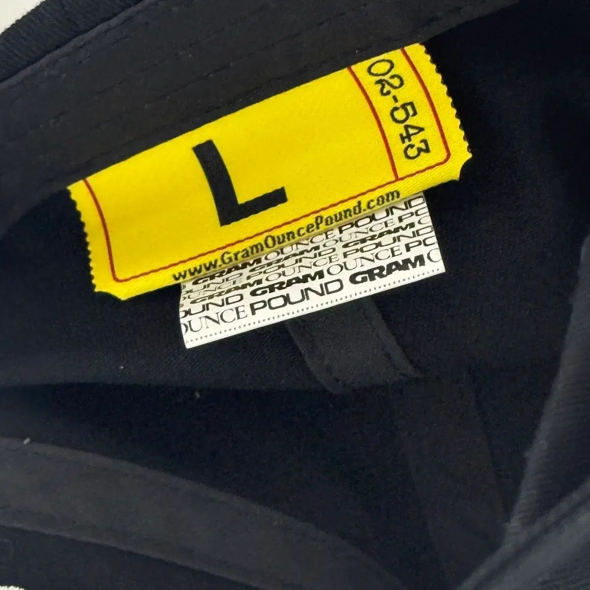 GramOuncePound 黒 ベースボールキャップ large-国内正規品通販