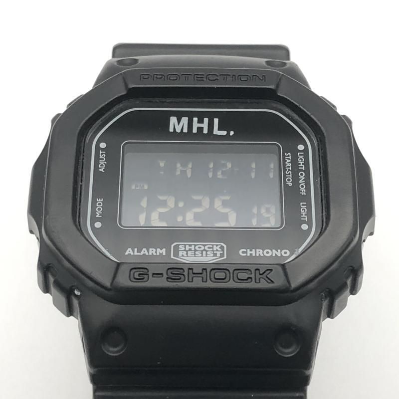 中古】CASIO × MHL. G-SHOCK DW-5600VT 腕時計 ブラック カシオ