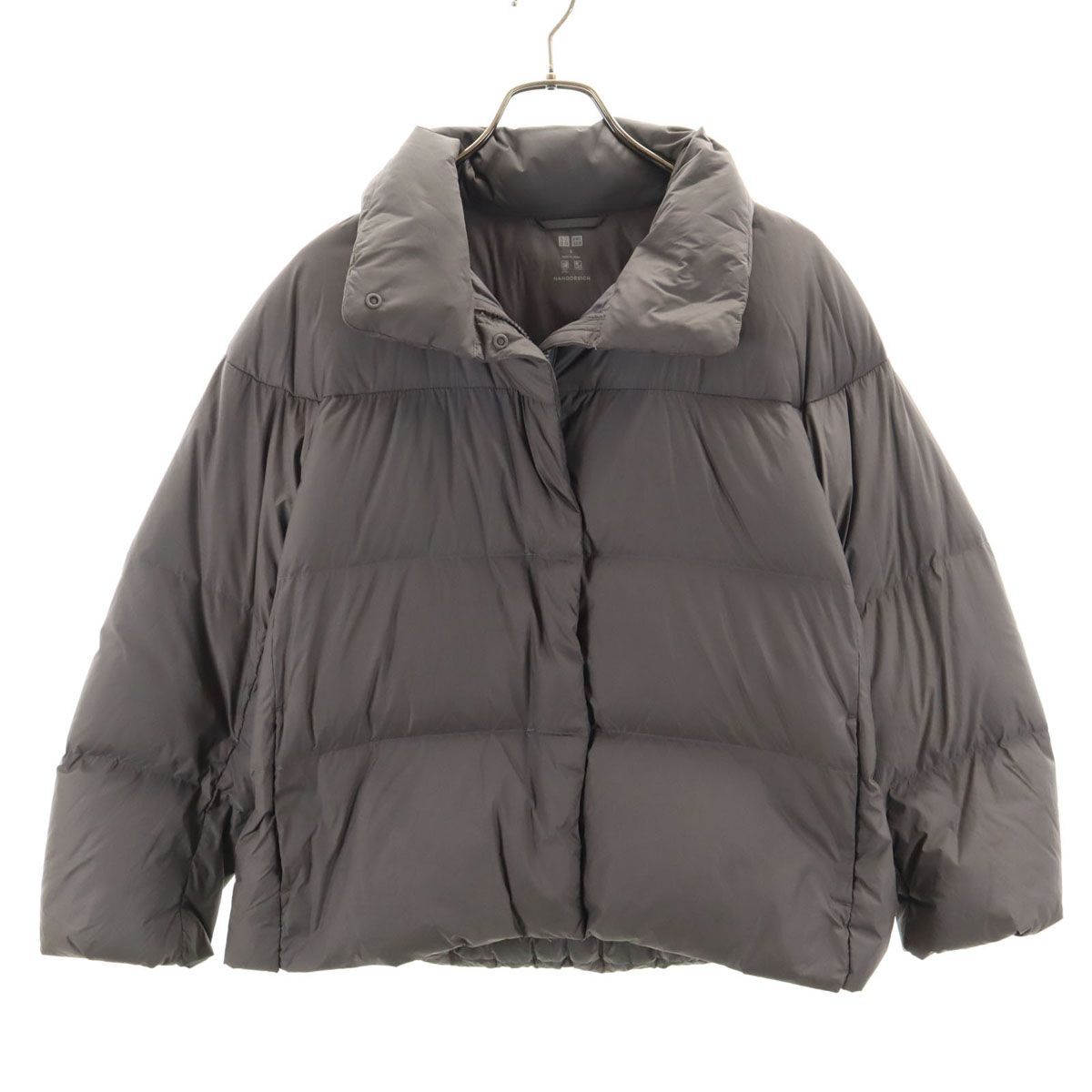 UNIQLO ユニクロ パウダーソフト ダウンジャケット S グレー