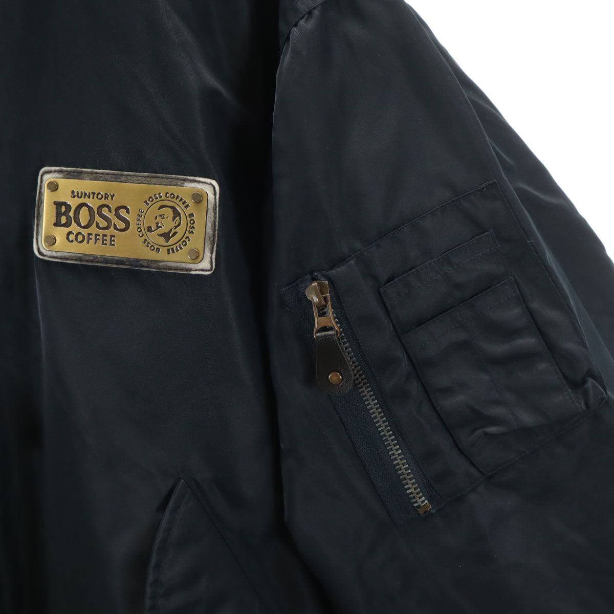 BOSS ボス リバーシブル スタジャン ゴールド メンズ 古着 希少 非売品 
